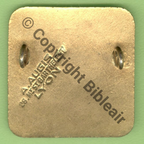 AUGIS 1948 Type A.AUGIS ST.BARTH LYON 3Lignes Relief et travers 1948 150Ex Src.Y.GENTY 